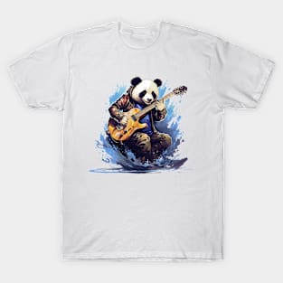 panda play guitar T-Shirt